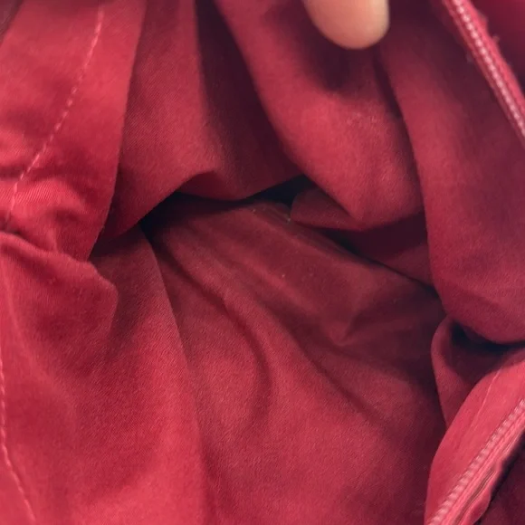 RELIC RED LEATHER HOBO BAG WITH BRAIDED STRAPS - Picture 8 of 10